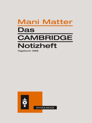 cover image of Das Cambridge Notizheft
